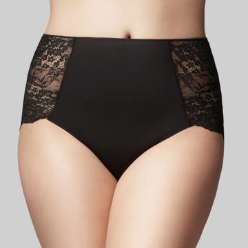 Precision Lace Black Full Brief